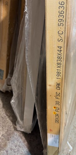 Vicaima fire doors - fd30, oak