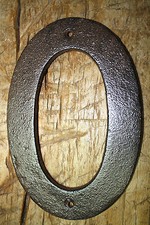 Rustic BROWN Cast Iron Metal