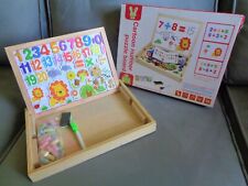 CARTOON NUMBER PUZZLE BOARD BLACKBOARD & MAGNETIC WHITEBOARD NUMBERS & ANIMALS