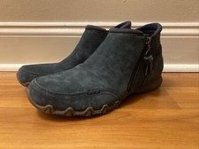 Skechers Navy Suede Booties