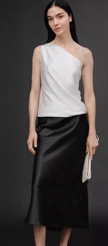 Zara top asymmetrical size med - zara,