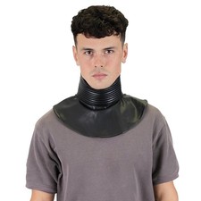 neck seal cotton/ faux leather cosplay costume storm armor ribbed gator helmet