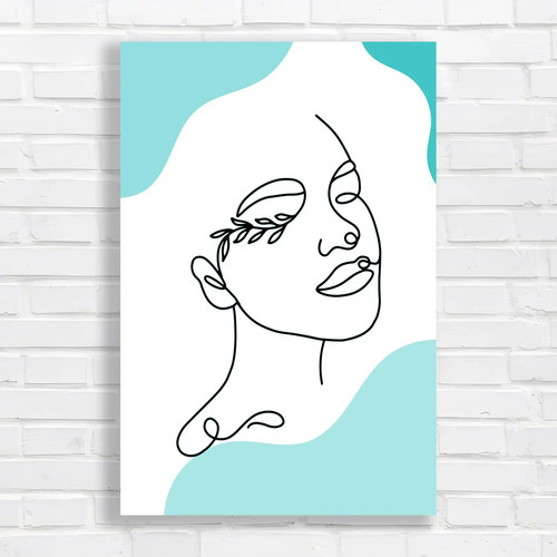 Minimalist line portrait - minimalist,