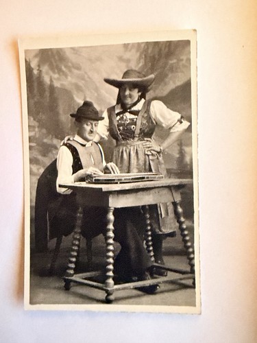 Historical photo card - historical, shiver