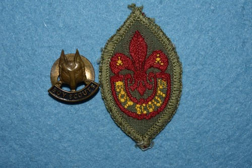 Vintage boy scouts badges - vintage,