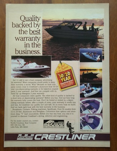 1985 nordic crestliner boat - nordic,