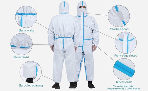 Disposable coveralls medium - coveralls, 38