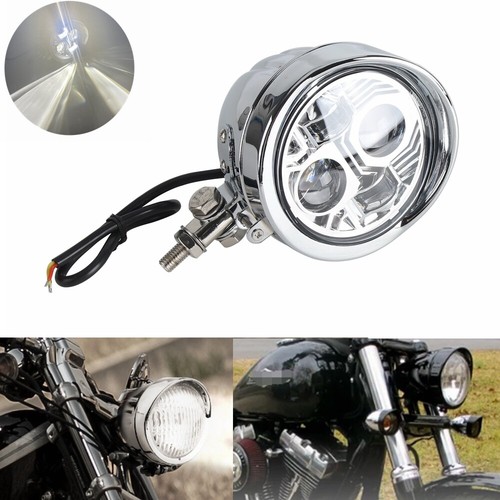 Led chrome visor - chrome,