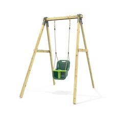 Rebo Glide Wooden Single Swing