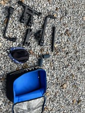 Preston seatbox accessory job lot and map dual case. Lots of items and a bargain