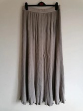 Cocon.commerz Privatsachen Silk Blend Maxi Skirt Crinkle