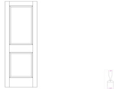 Mahogany 2 Panel Raised