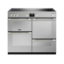 Stoves Sterling Deluxe 100cm Induction Range Cooker Stainless Steel Grade C