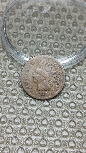 1865 fancy indian head - 1865,