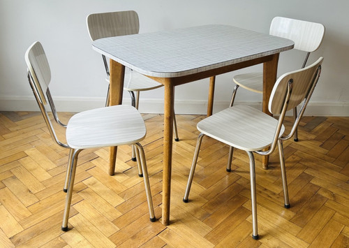 Vintage retro kitchen table - kitchen, &