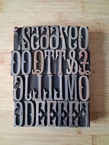 Fancy wooden letterpress - fancy,