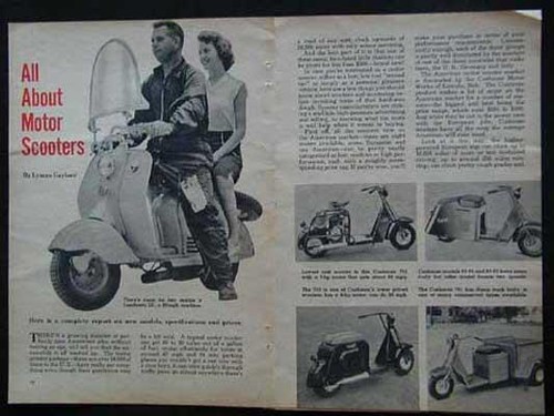Motor scooters 1956 - 1956, review