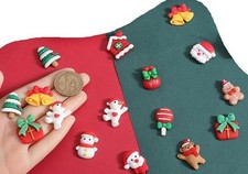 Christmas Pin Badge Lapel Pin Gingerbread Santa Father Tree Gift Bear Snowman 3D