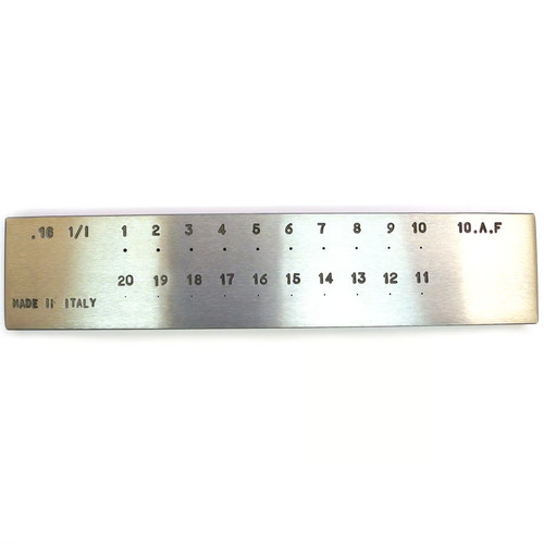 Steel drawplate round hole - 20,