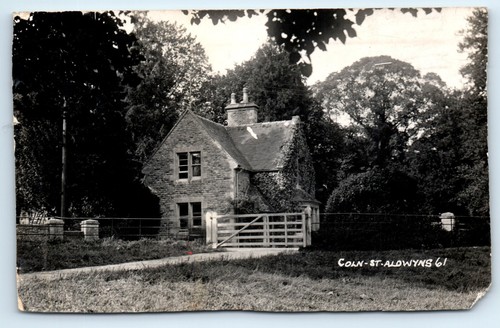 Postcard coln aldwyns rppc - coln-st-aldwyns,
