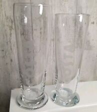 Costa 420ml Ice Coffee Tall Frappe Milkshake Latte Glass Cup 2x 8.5” Tall