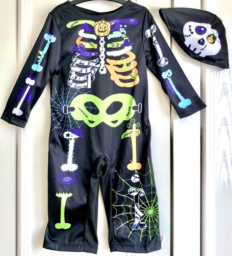 Babies multi coloured skeleton - multi,