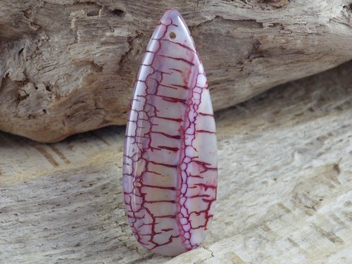Red dragons vein - vein, pendant