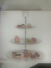 3 Tier Glass Cake Stand: Cosy