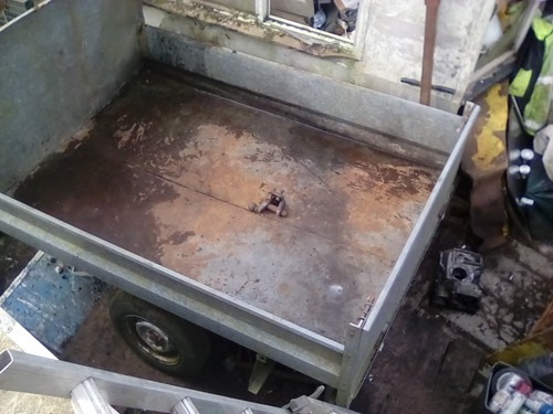 Plant trailer fully - fully, galvanised