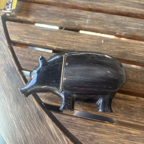 Antique hand carved - antique, pig