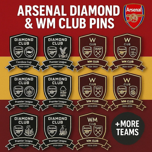Arsenal matchday pin badges - fc,