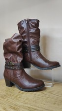 Pavers Brown Leather Slouch