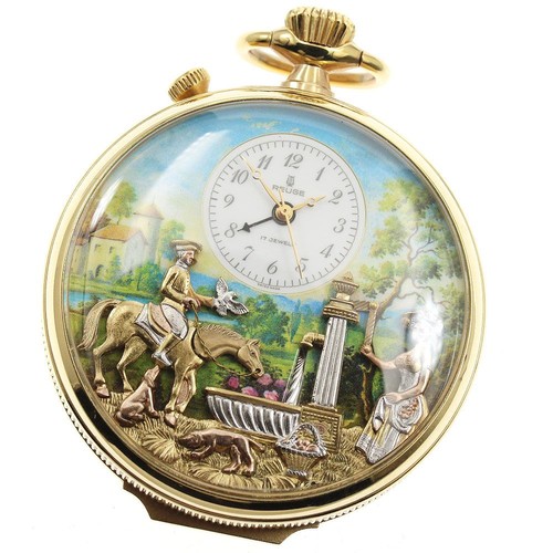 Reuge pocket watch mechanical - reuge,