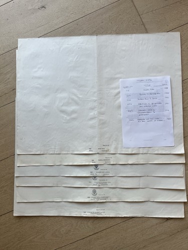 Vintage admiralty charts of - 9,
