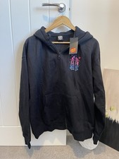 Santa Cruz Classic Dot Zip-Up Hoodie Sweatshirt Dark Grey, Size M/S