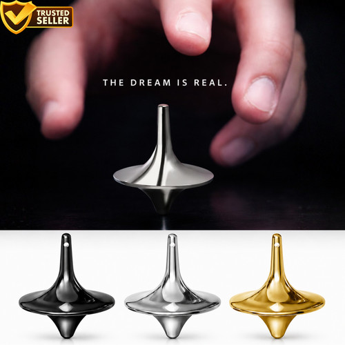 Metal spinning top - metal,