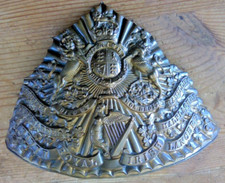 5th Royal Irish Lancers Brass Helmet Plate