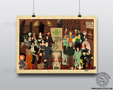 HORROR ICONS - Movie Character Collection Minimal Movie Poster Posteritty