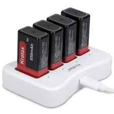 850mA PP3 9V Rechargeable li-ion Battery 6F22 9volt Recharge Lithium-ion Battery