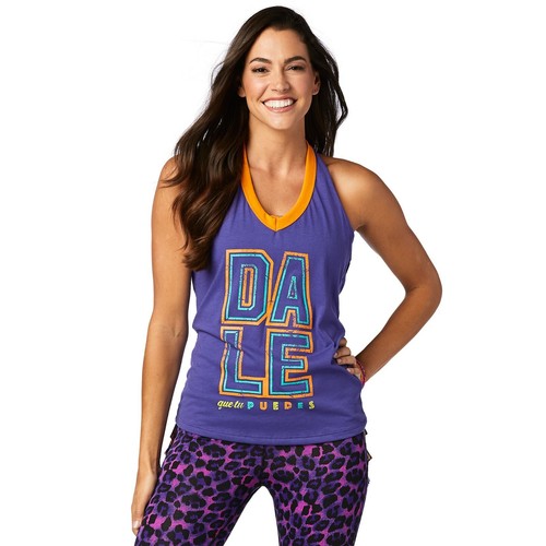 Zumba party halter top xs - top,