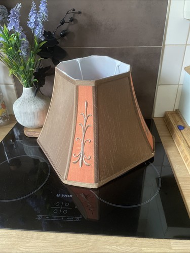 Hexagonal fabric lampshade - hexagonal,