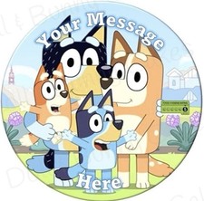 Bluey Personalised Cake Topper. Premium Edible Icing Sheet