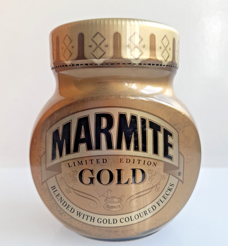 Marmite gold jar - jar, limited
