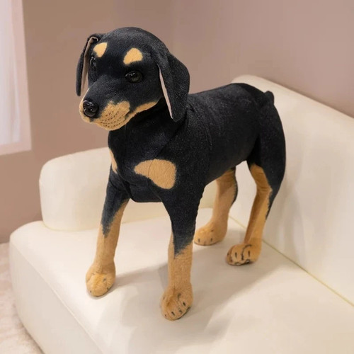 Lifelike dog plush - dog, toy