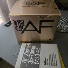 Nikon Nikkor F AF Nikkor 35-70mm f/3.3-4.5 Zoom Lens Boxed + Instructions