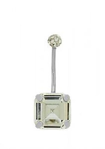 Ladies9ct white gold austrian - gold,