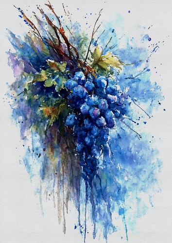 Vineyard grapes collection - vineyard,