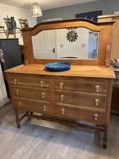 A Large Antique Solid Oak