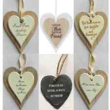 Cute White Black Heart Love Humour Laugh Saying Hanging Wall Plaque Sign Gift