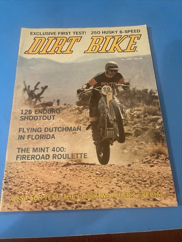 Dirt bike magazine - bike, july